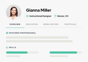 Example of our job board dashboard